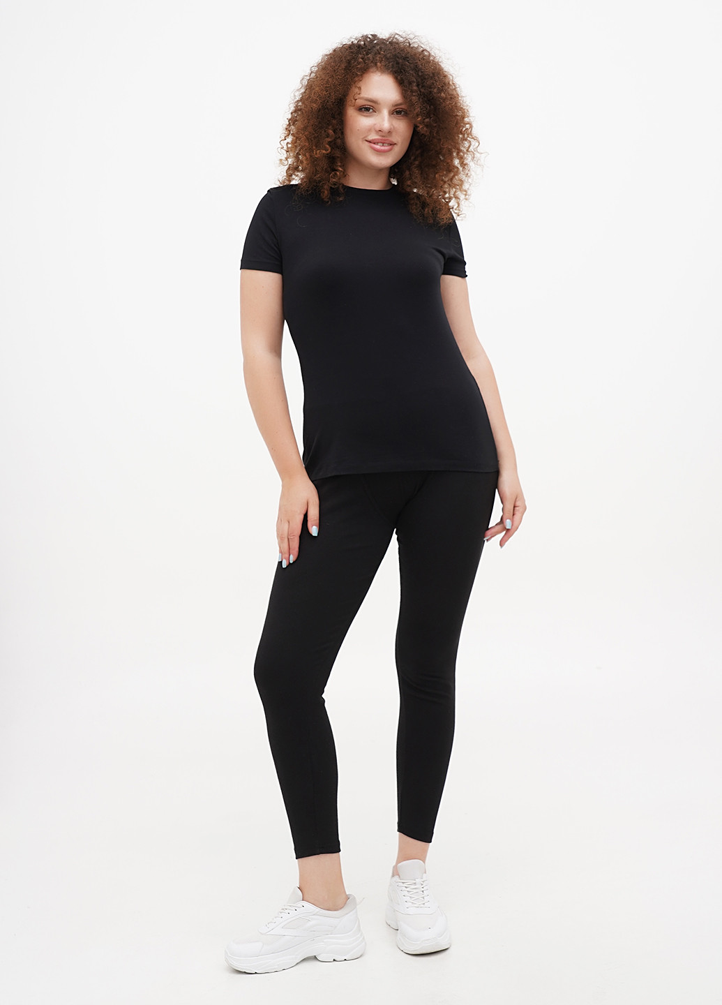 Черные демисезонные леггинсы Boohoo