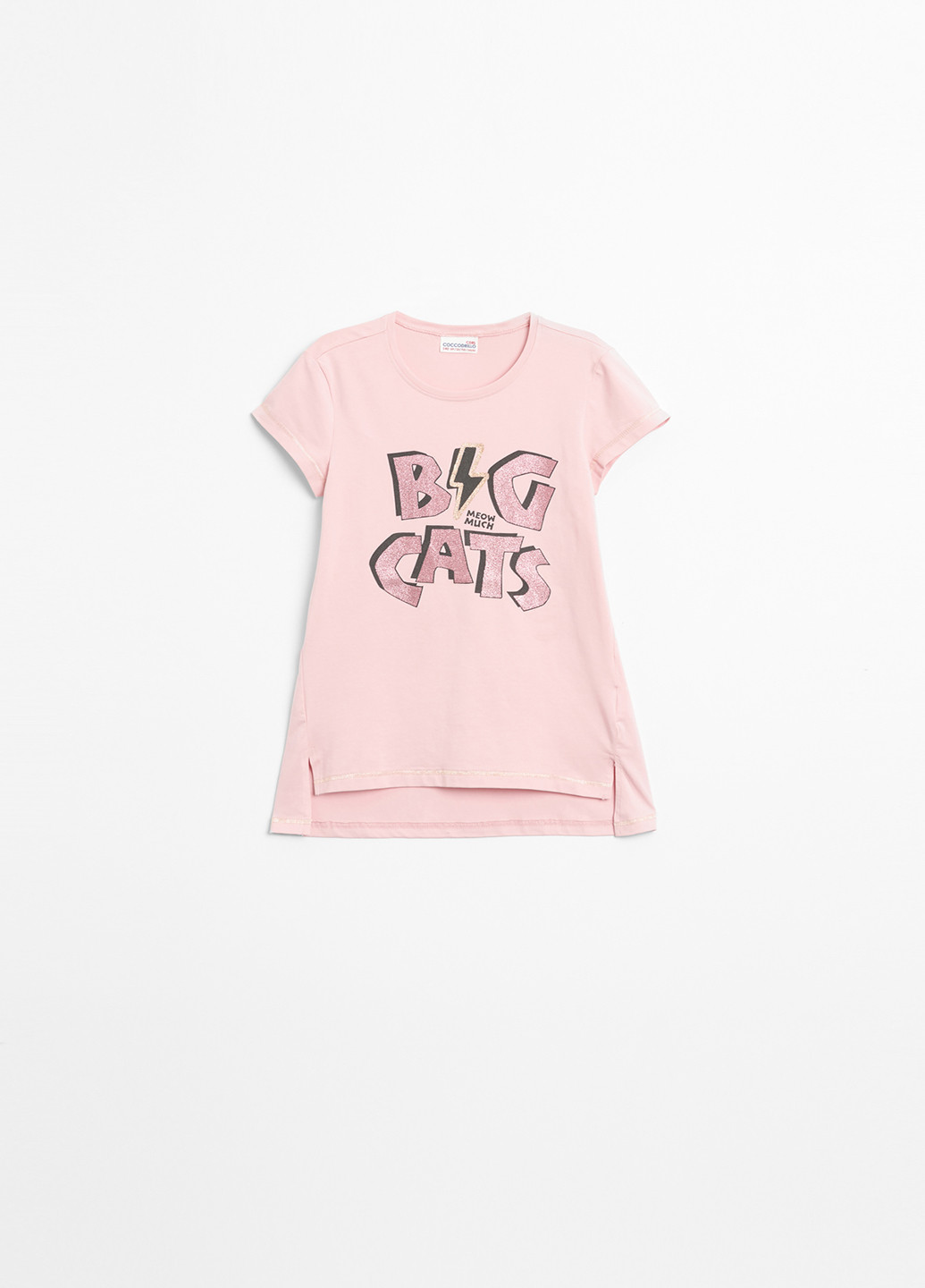 Светло-розовая летняя футболка Coccodrillo