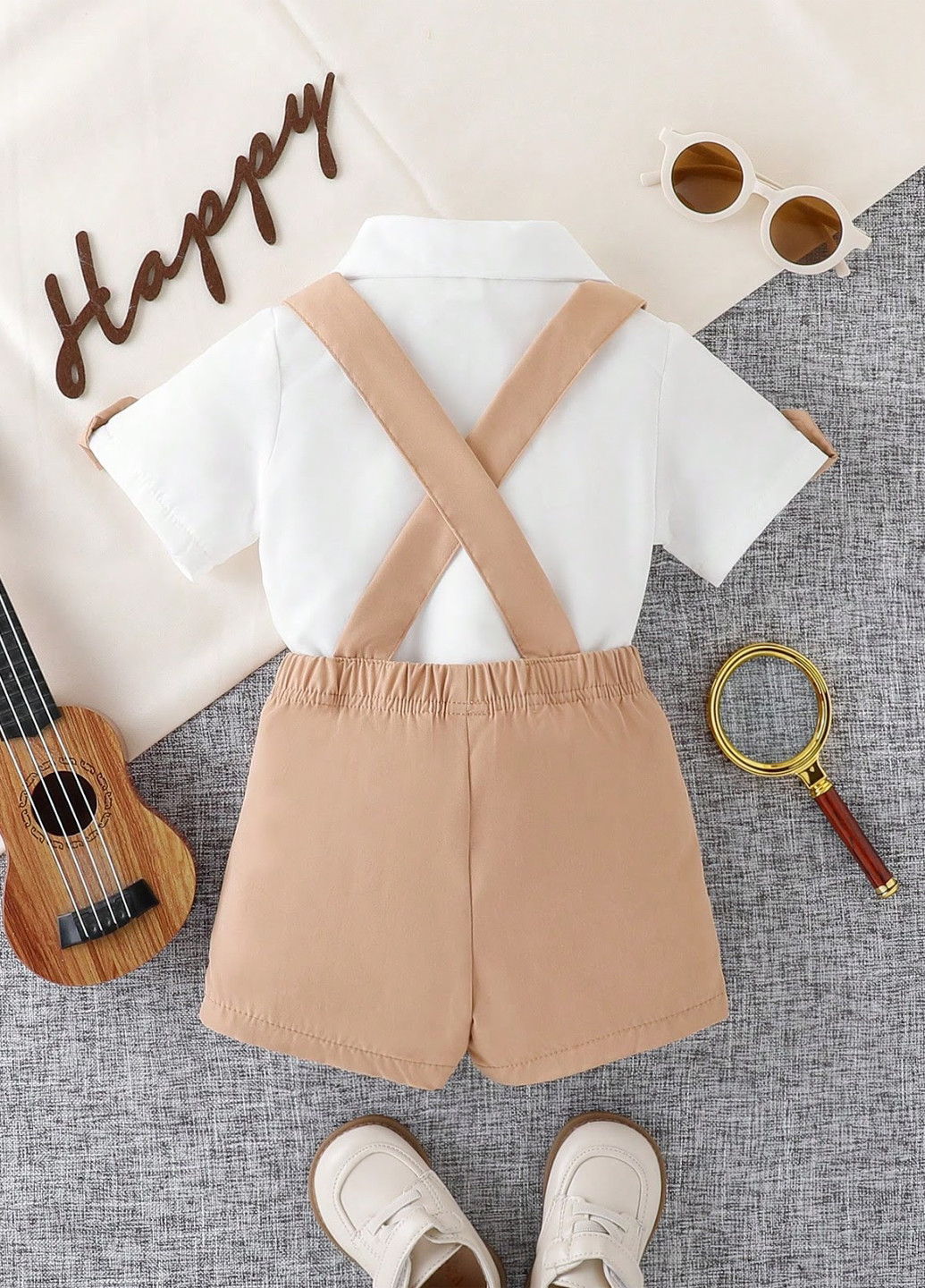 Комбінований літній комплект (сорочка, шорти) SHEIN