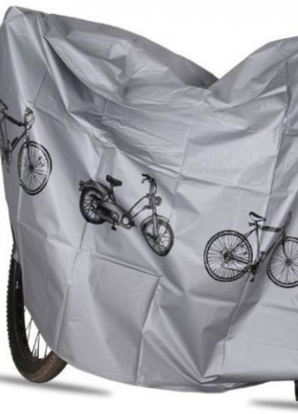 Чехол накидка тент для хранения велосипеда мопеда мотоцикла скутера 210х100 см (5412475836-Т) Серая Francesco Marconi (227971108)