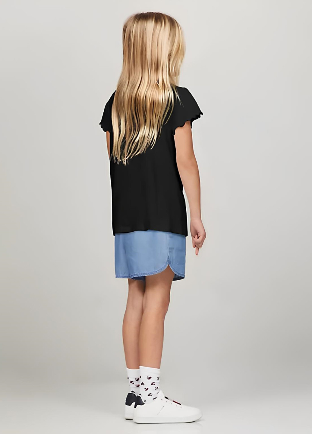 Черная летняя футболка Tommy Hilfiger