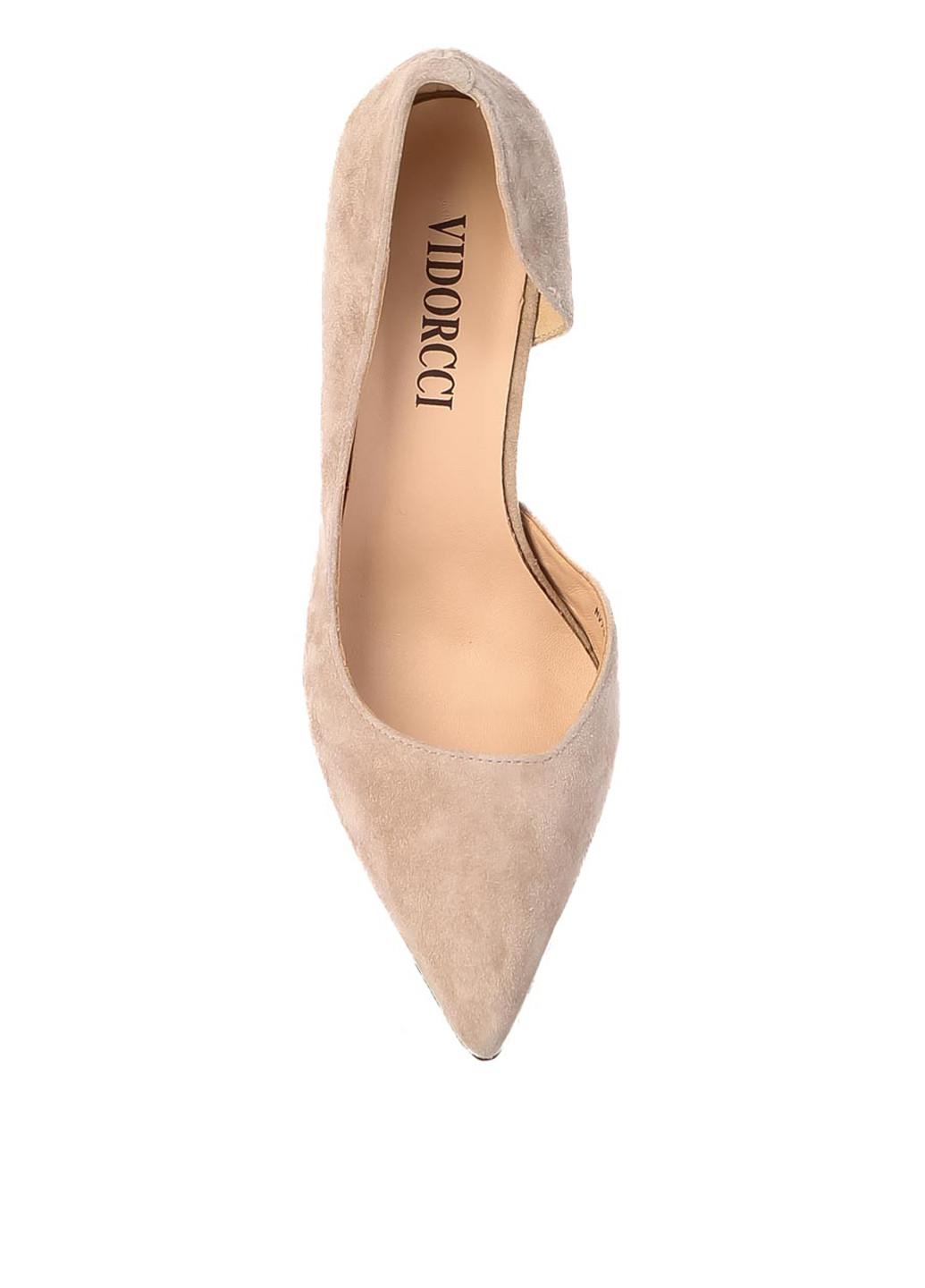 VIDORCCI Туфли лодочки бежевый з натуральная замша, китай — демисезон (327609407)