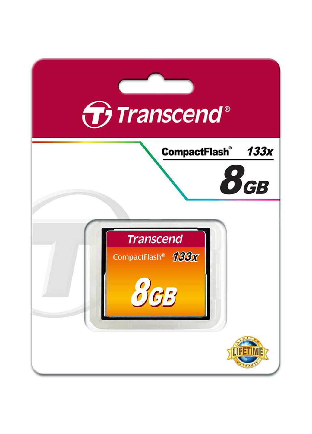 Карта памяти CF 8GB 133X (TS8GCF133) Transcend карта памяти transcend cf 8gb 133x (ts8gcf133) (130842732)
