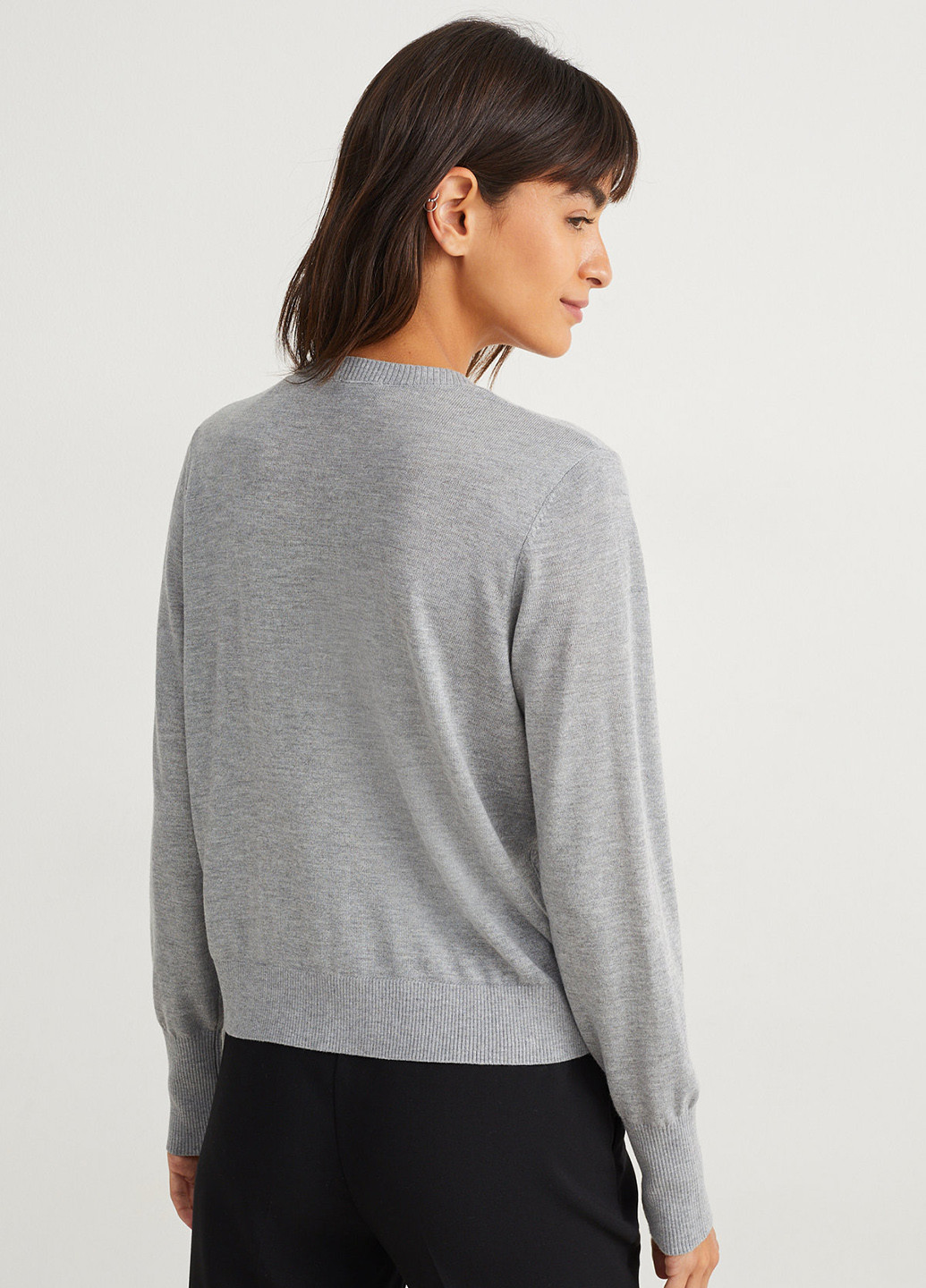 Серый демисезонный кардиган C&A