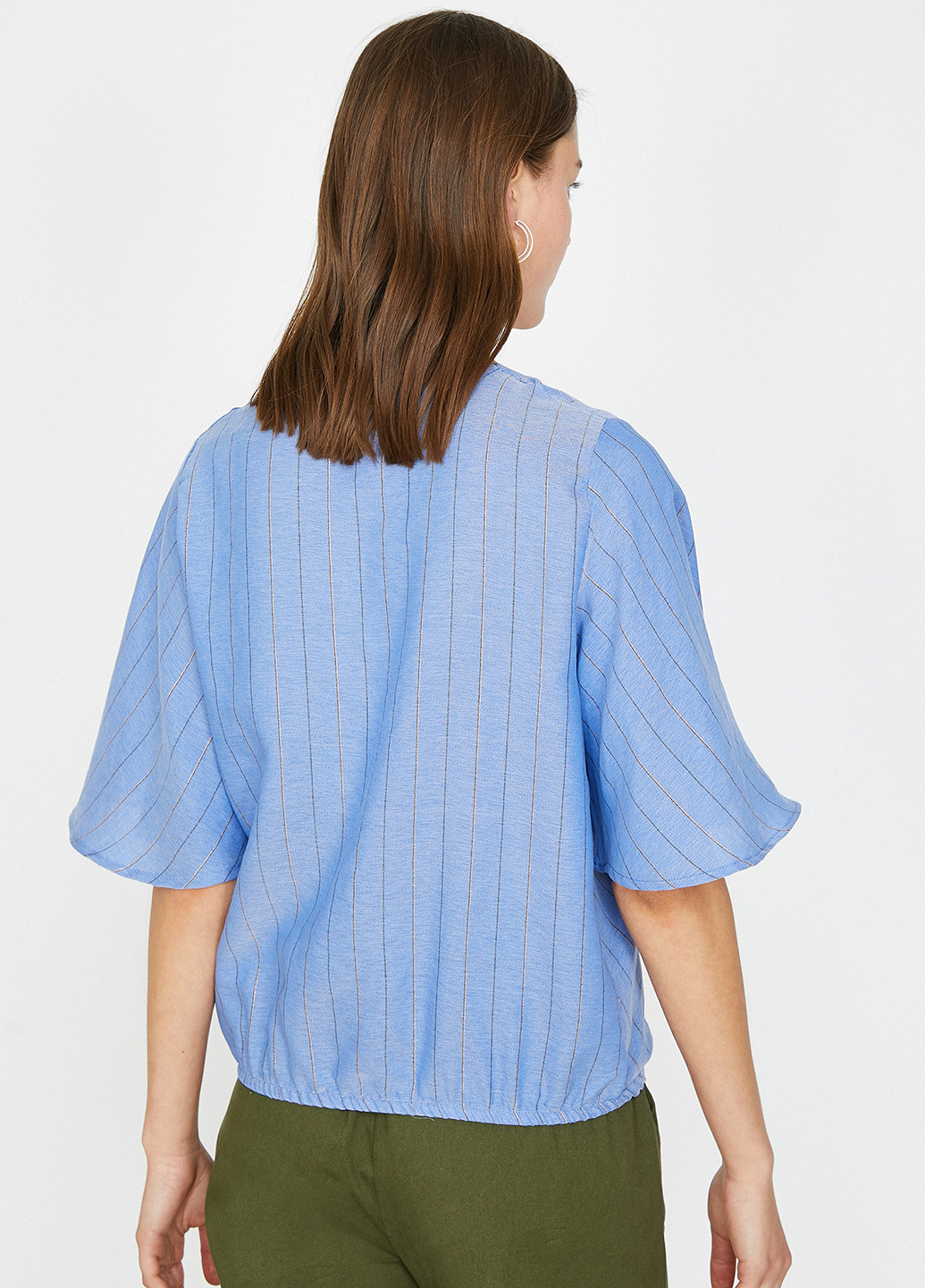 Голубая блуза KOTON