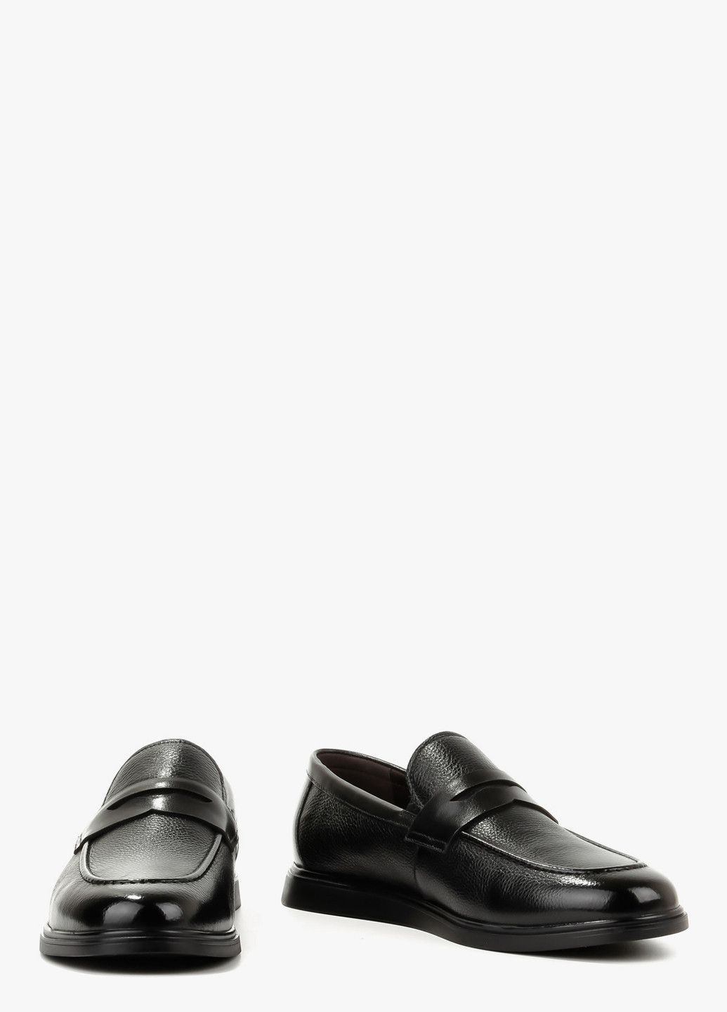 Черные кэжуал, классические туфли Le'BERDES без шнурков