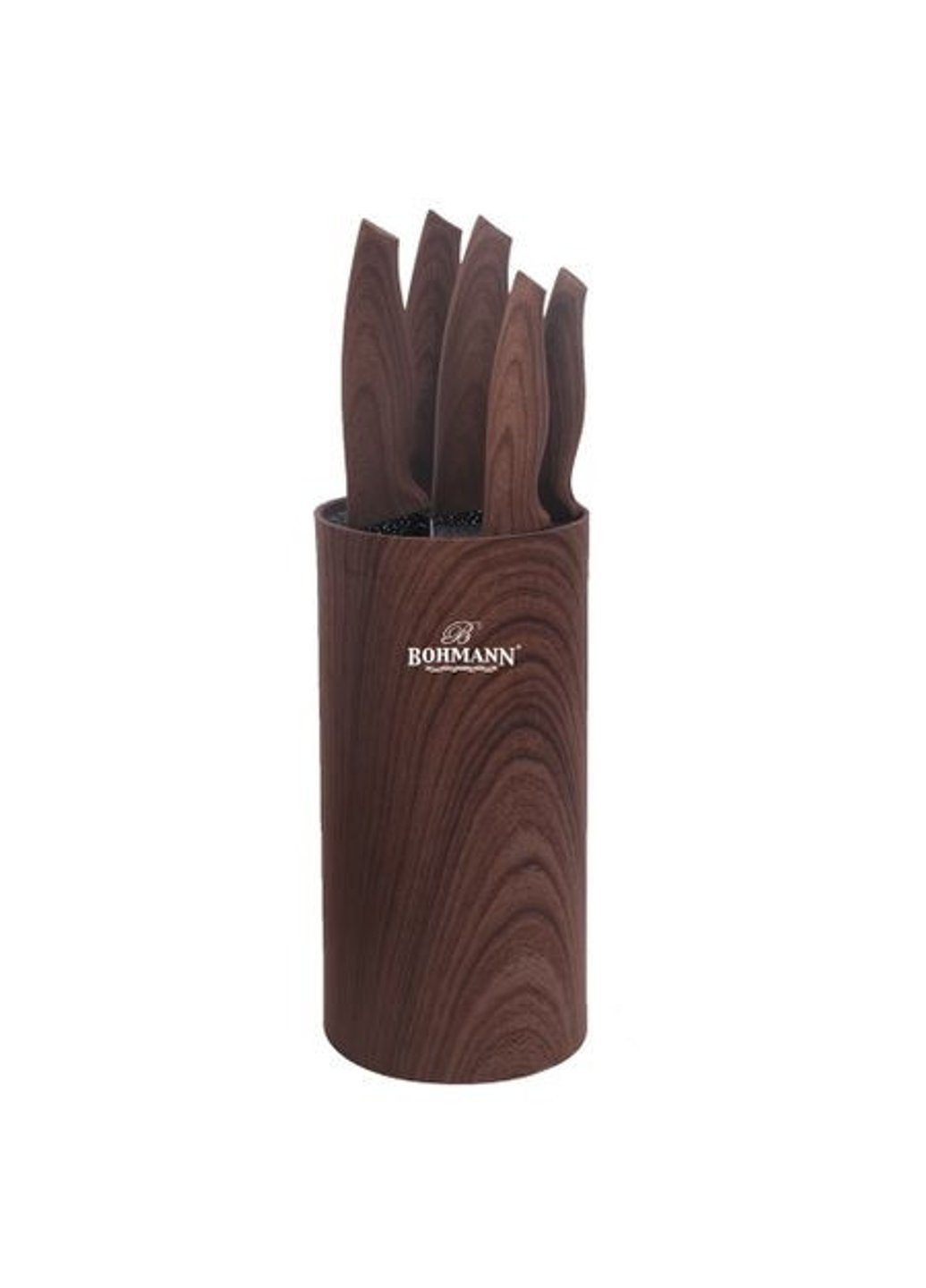 Набор кухонных ножей BH-6165-Brown 6 предметов коричневый Bohmann комбинированные,