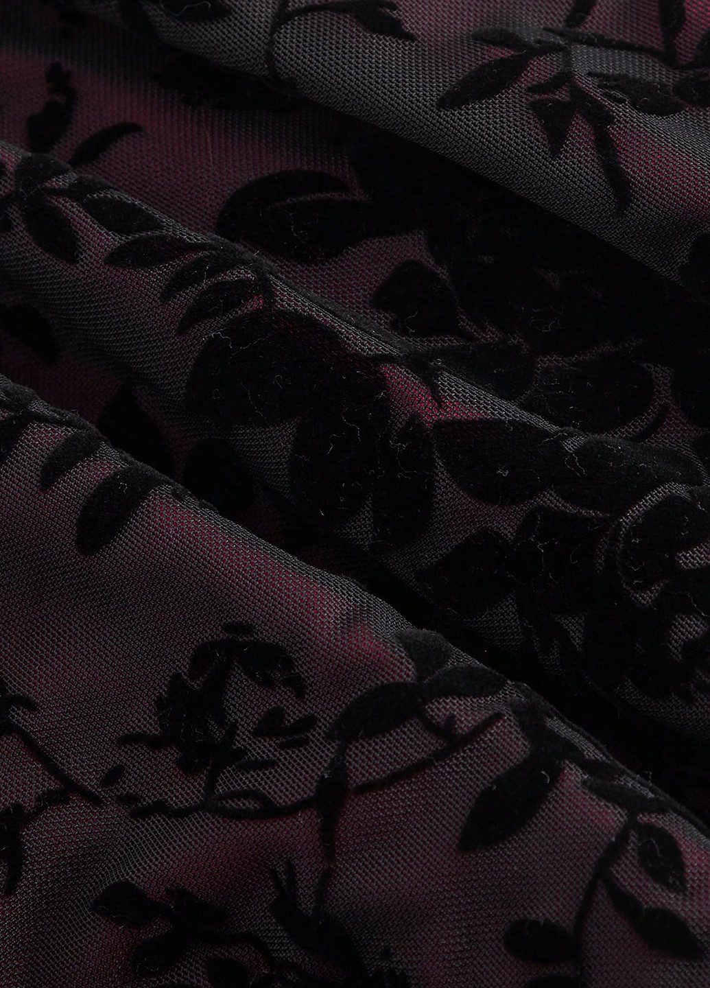 Чорна коктейльна, вечірня сукня SHEIN з квітковим принтом