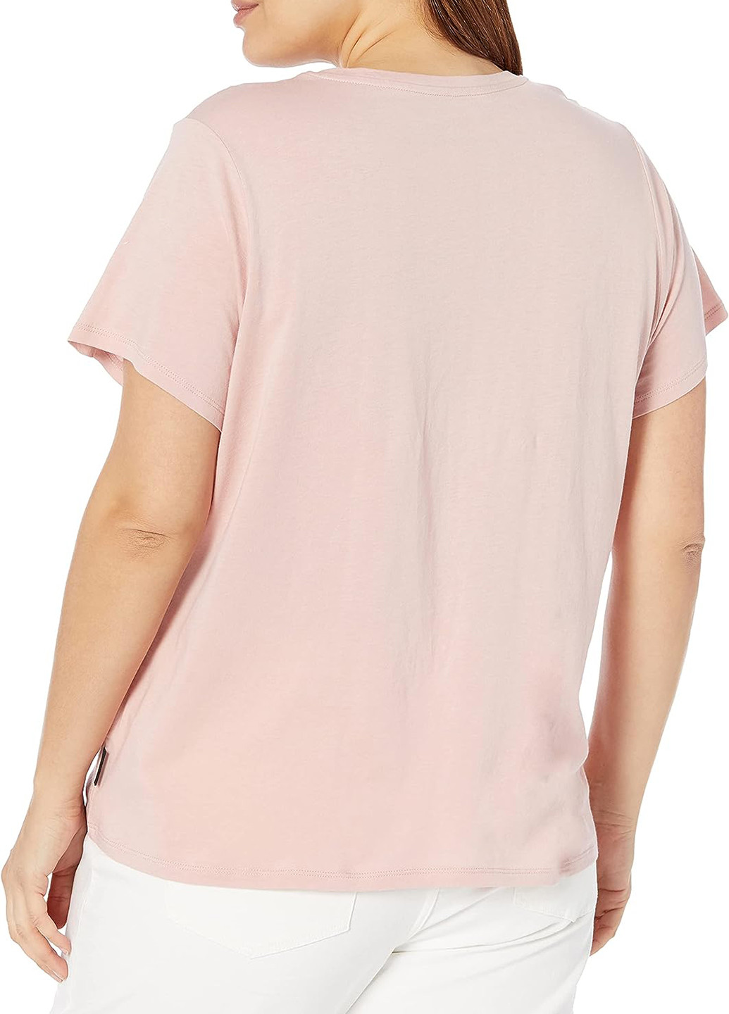 Пудровая летняя футболка Calvin Klein