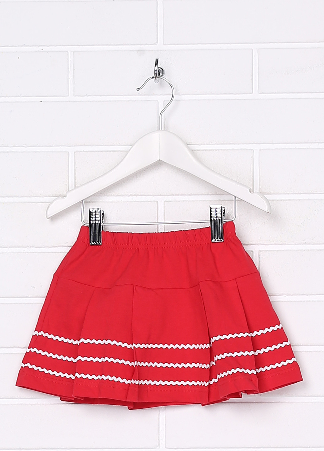Красная кэжуал однотонная юбка Bimba мини