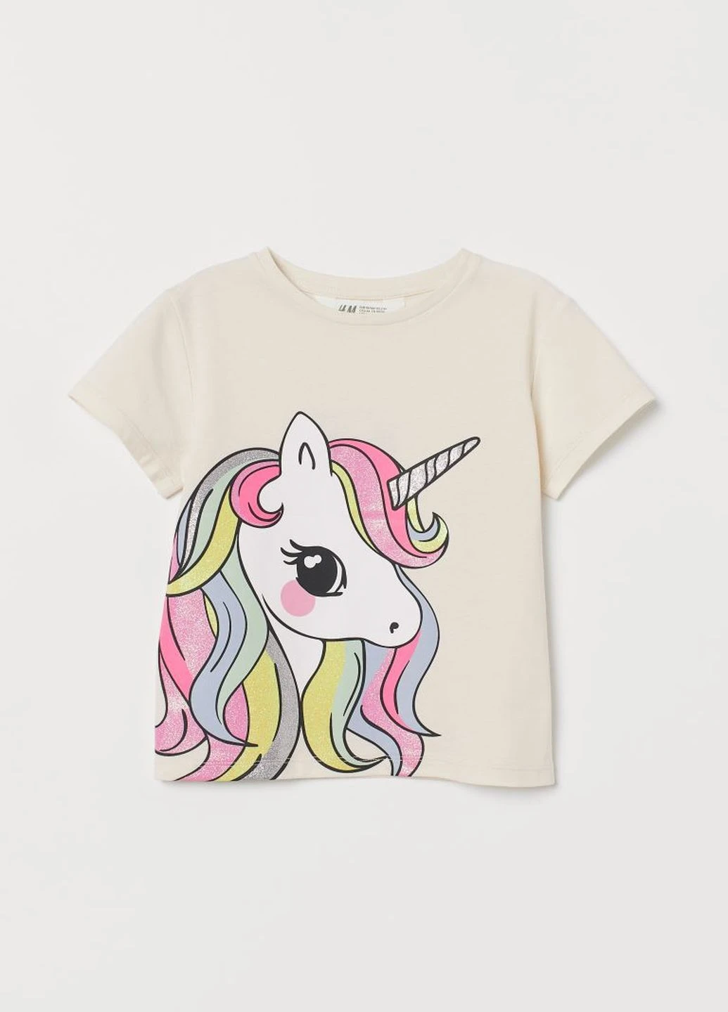 Персикова літня футболка H&M