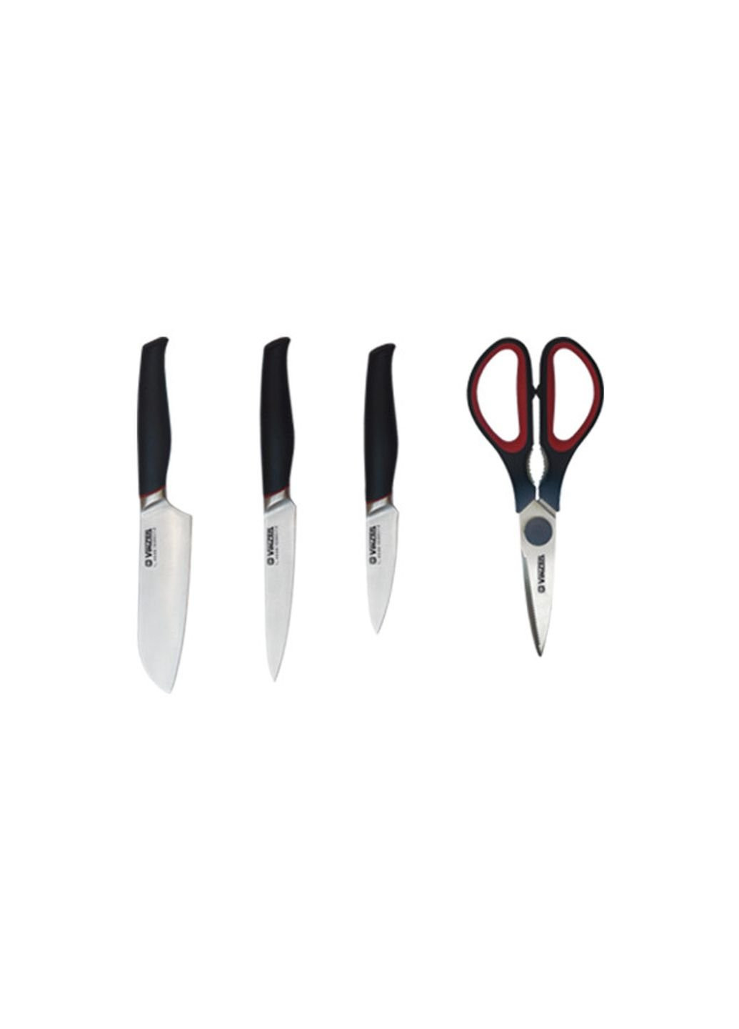 Набор ножей Asahi VZ-50128 4 предмета Vinzer комбинированные,