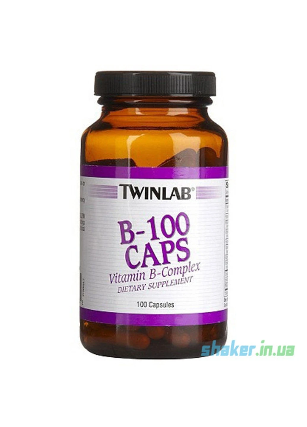Комплекс вітамінів групи Б B-100 Caps (100 кап) твінлаб Twinlab (255408884)