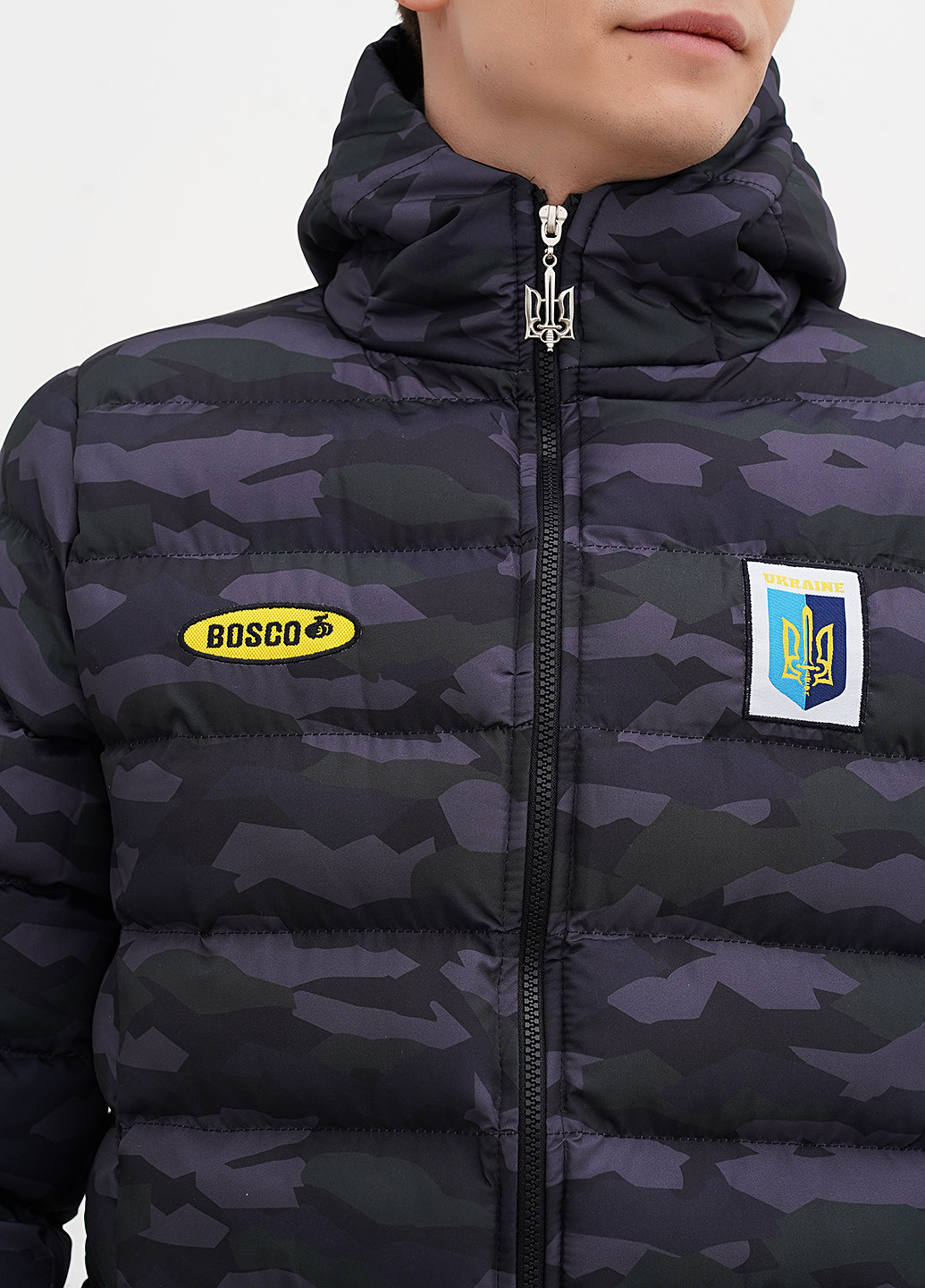 Комбинированная демисезонная куртка Bosco