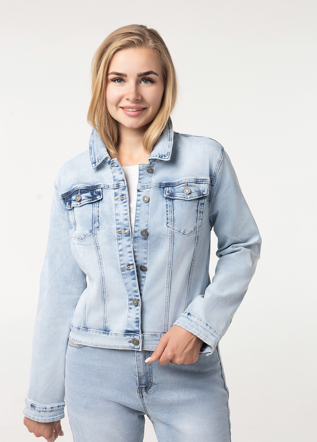 Голубая демисезонная куртка Icon