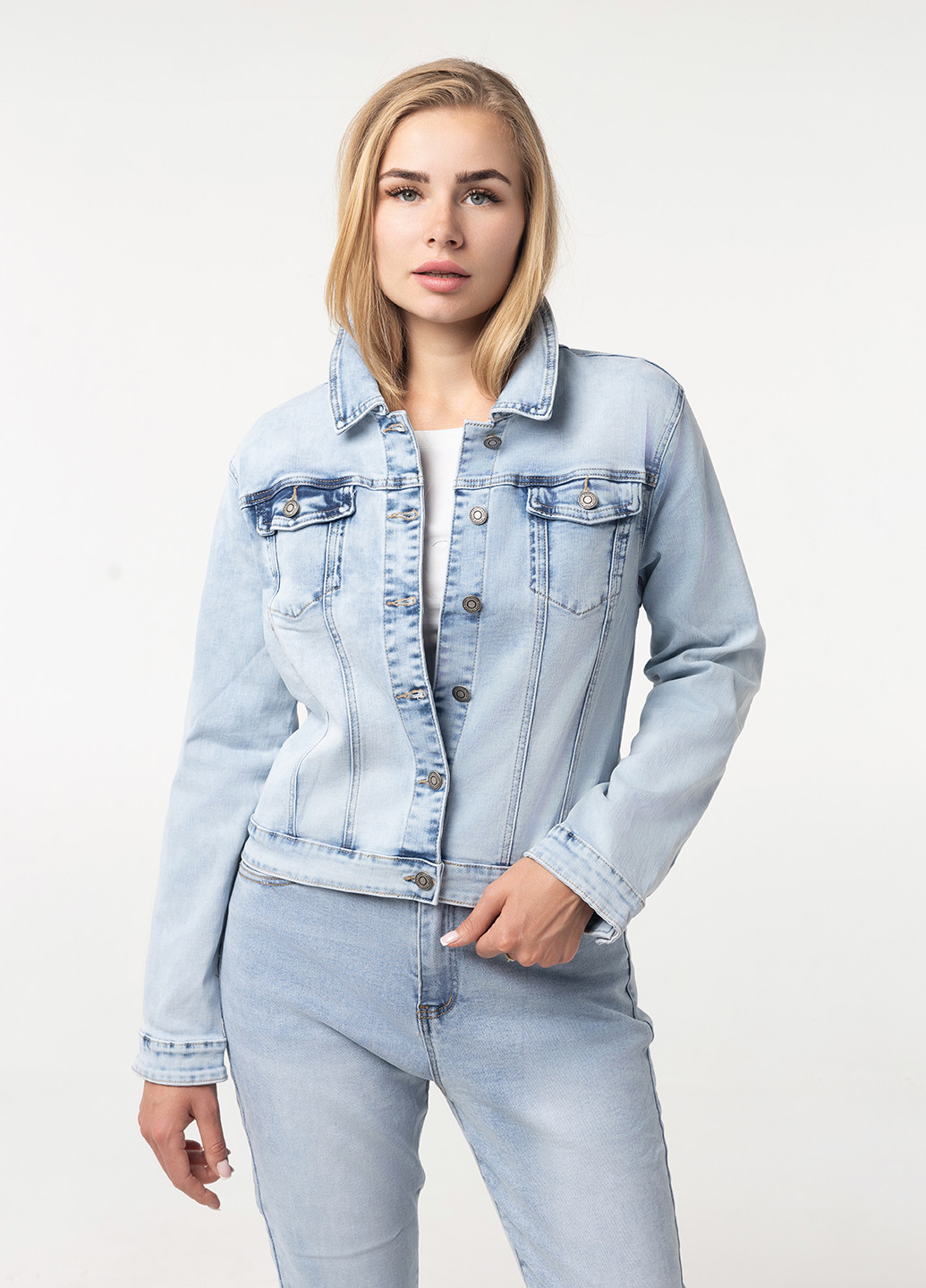 Голубая демисезонная куртка Icon