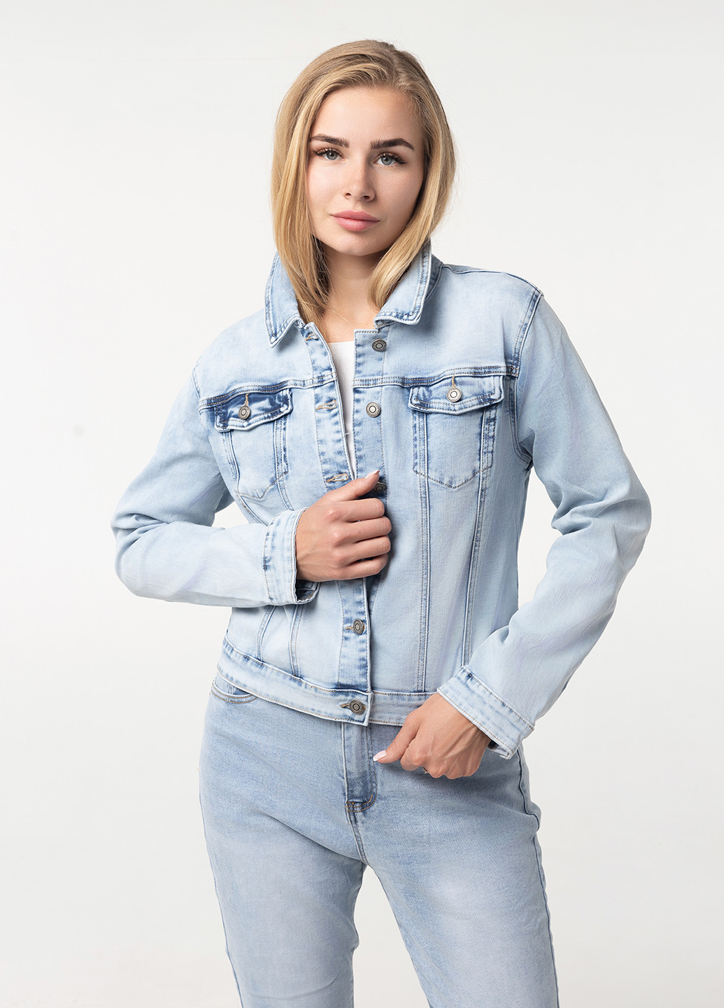 Голубая демисезонная куртка Icon