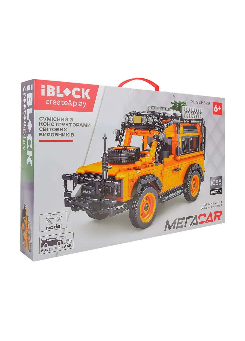 Конструктор МегаCar 1053 элемента Iblock (253142105)