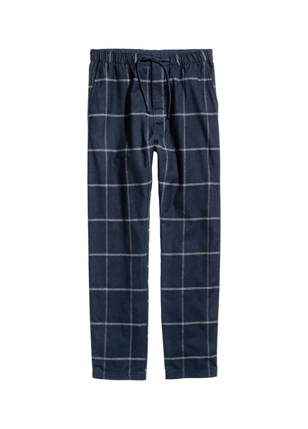 Темно-синие домашние демисезонные брюки H&M