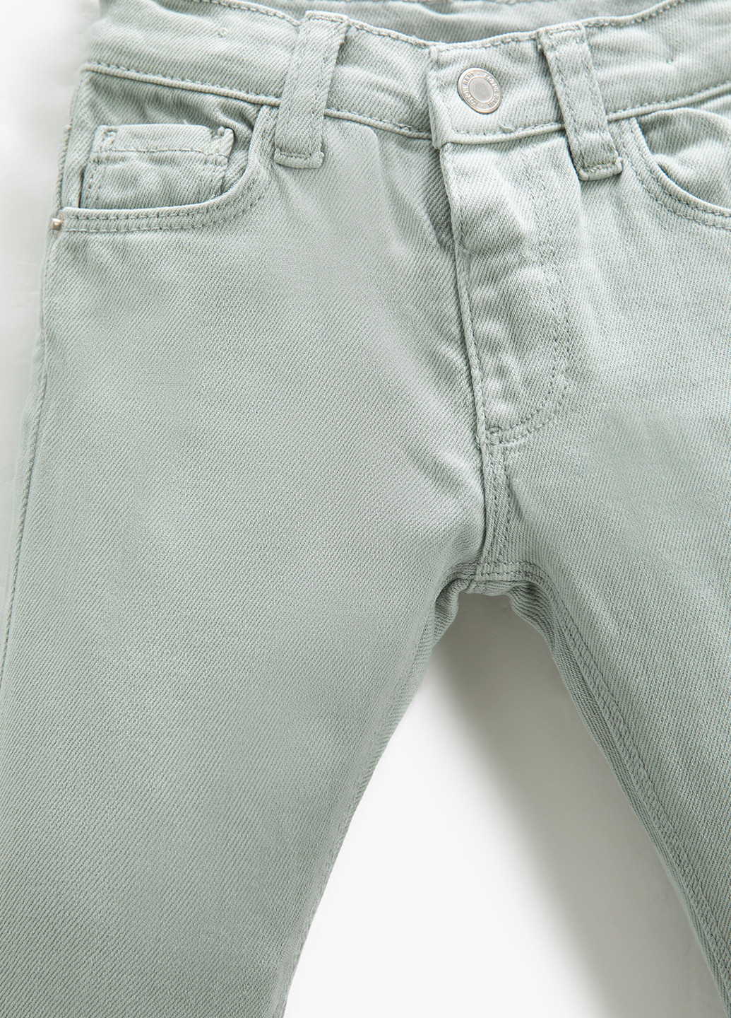 Светло-зеленые демисезонные зауженные джинсы KOTON