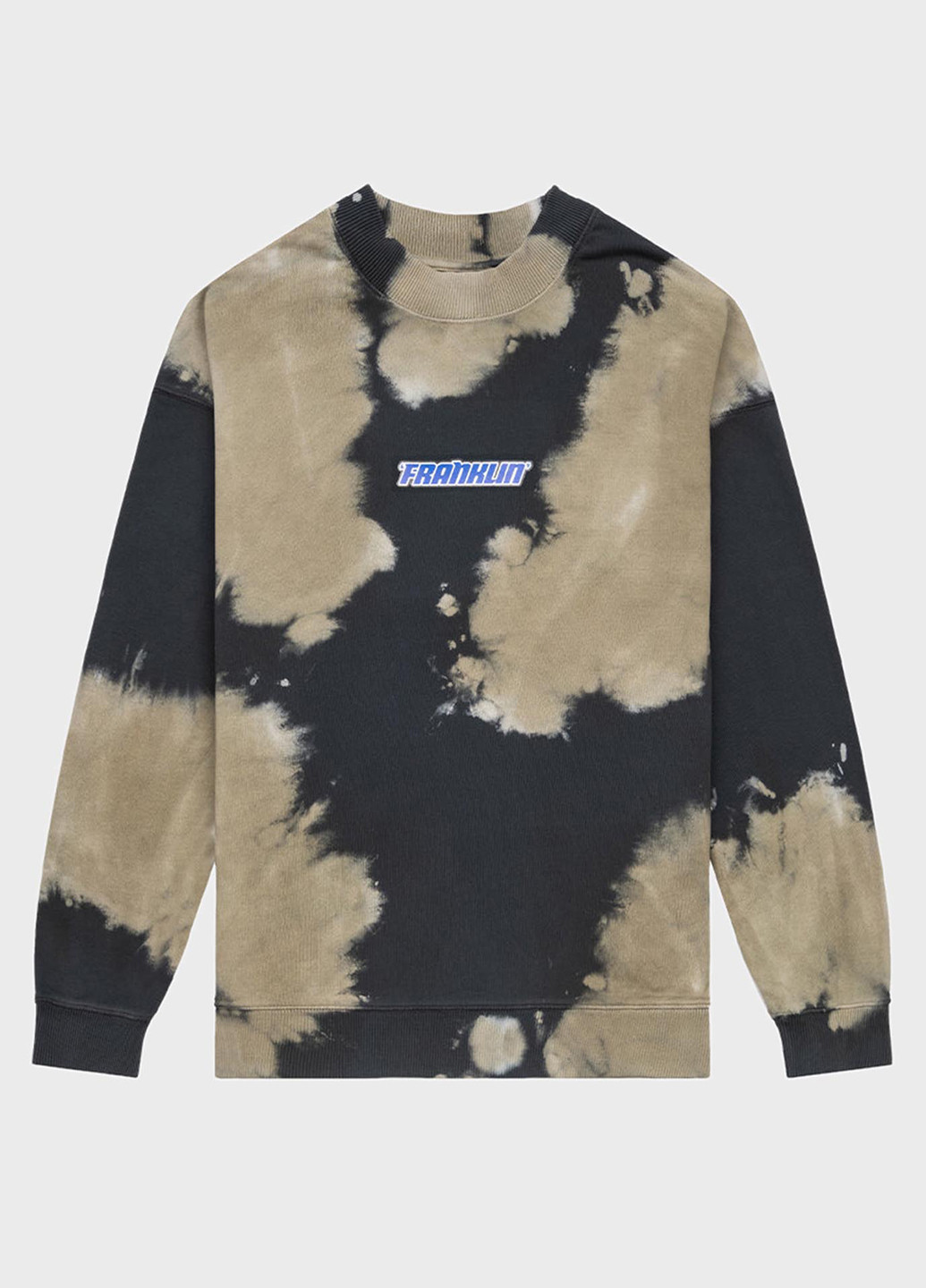 Комбинированный свитшот Franklin & Marshall тай-дай без декора (302807660)