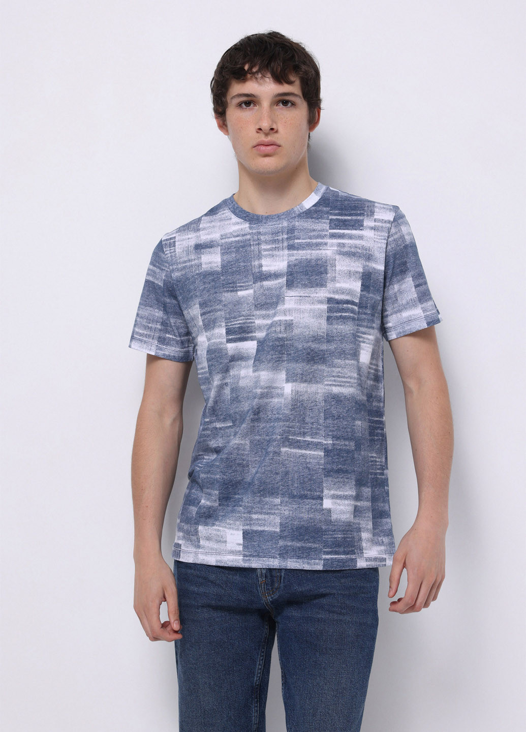 Серо-синяя футболка Colin's