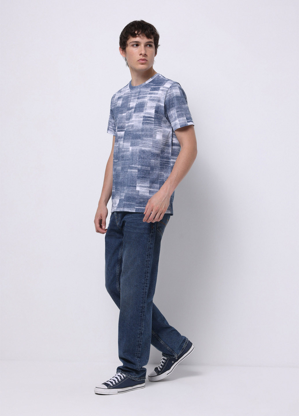 Серо-синяя футболка Colin's