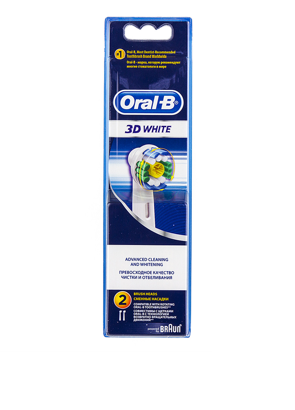 Насадка для электрической щетки 3D White (2 шт.) Oral-B (79334230)