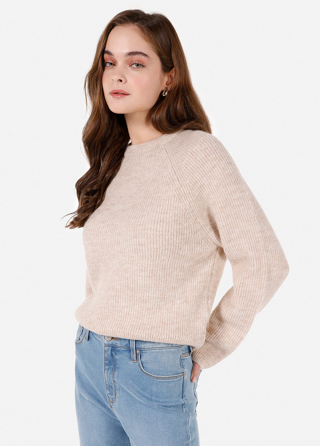 Светло-бежевый демисезонный джемпер джемпер Colin's