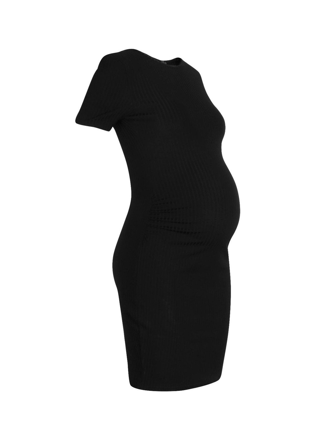 Чорна кежуал плаття для вагітних Boohoo однотонна