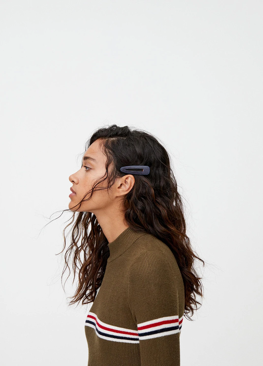 Гольф,хаки в полоску, Pull & Bear (251550472)