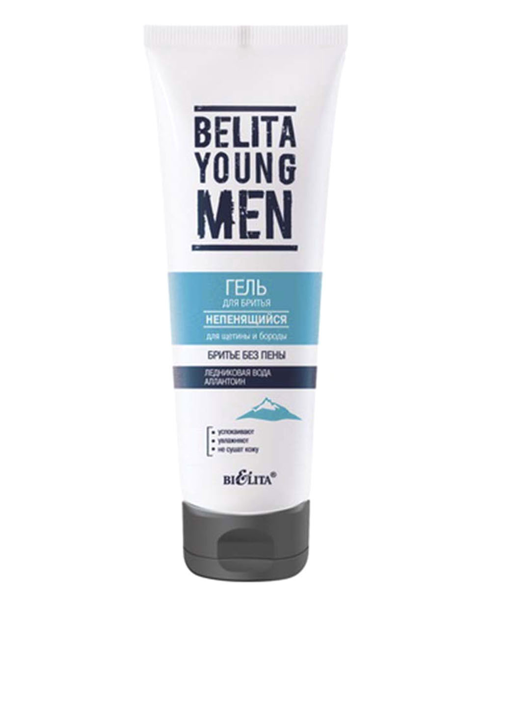 Гель для бритья непенящийся для щетины и бороды Belite Young Men Shave Gel 100 мл Bielita (88100137)