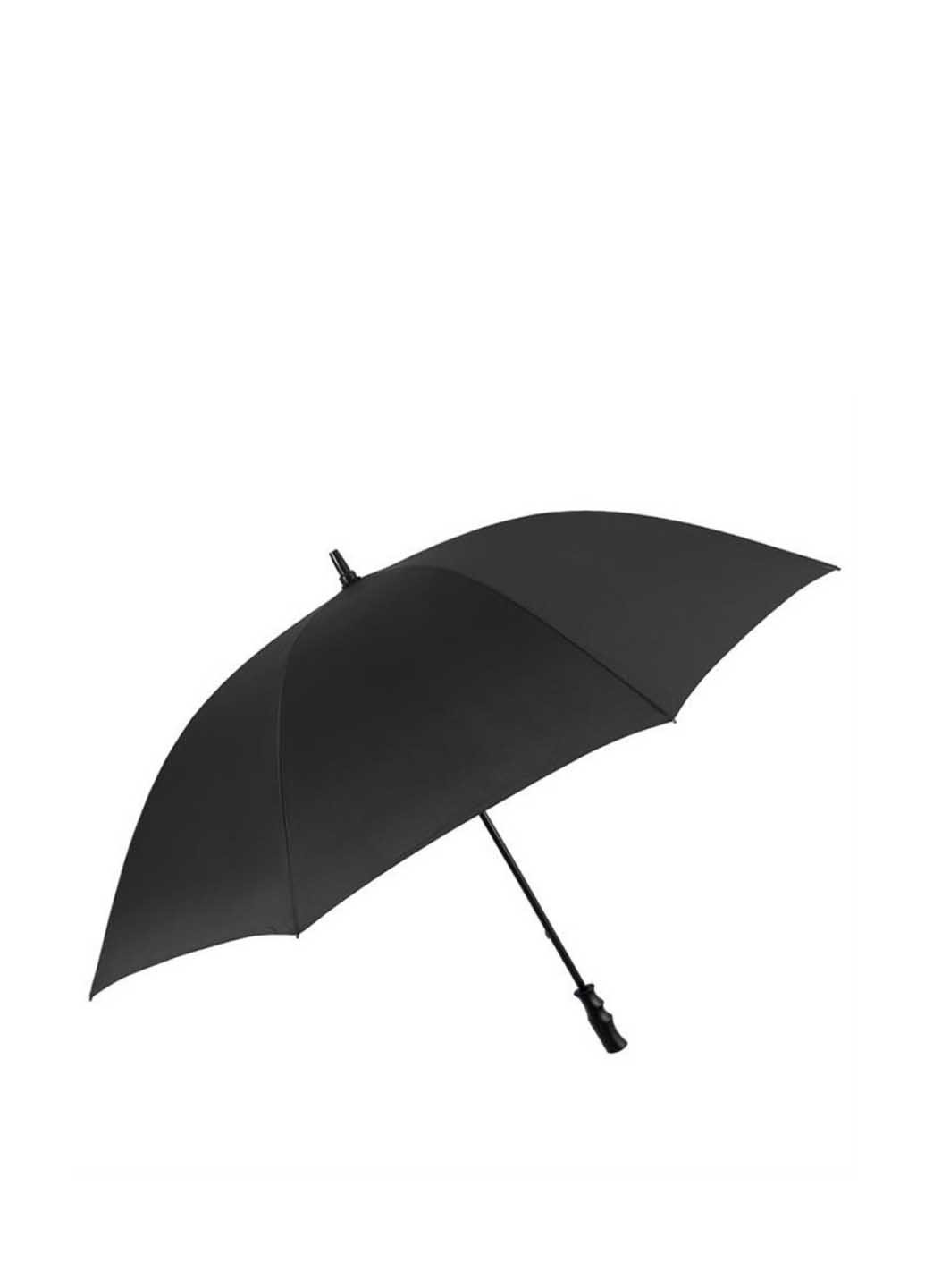 Чорна} парасолька Perletti велика система антивітер (363640825)