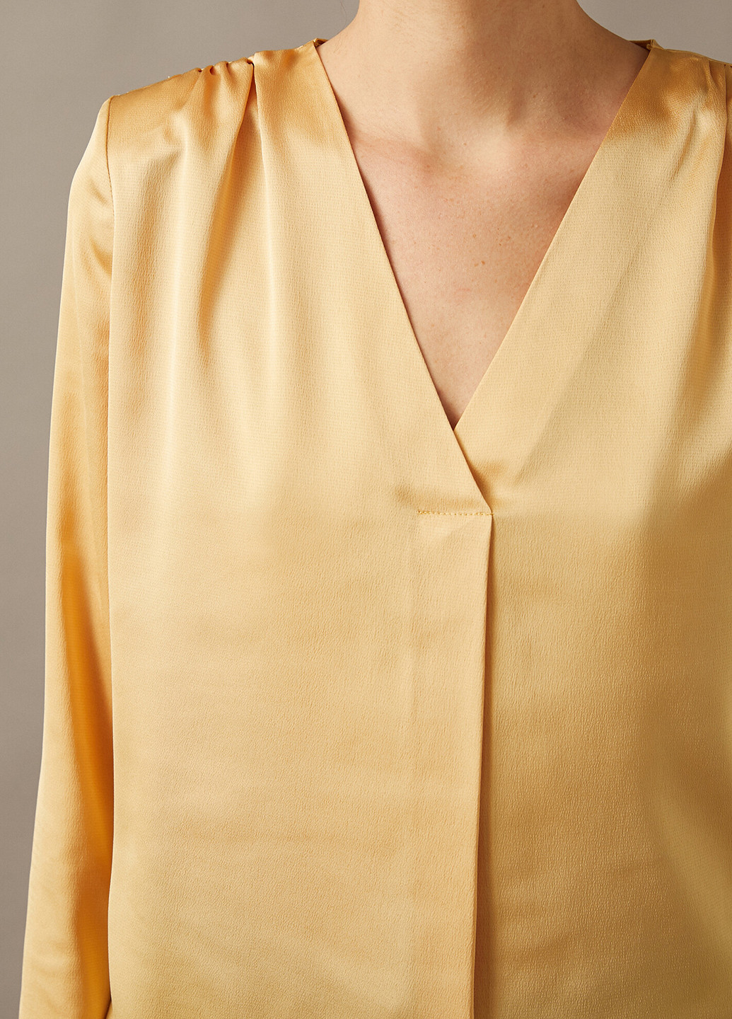 Желтая демисезонная блуза KOTON
