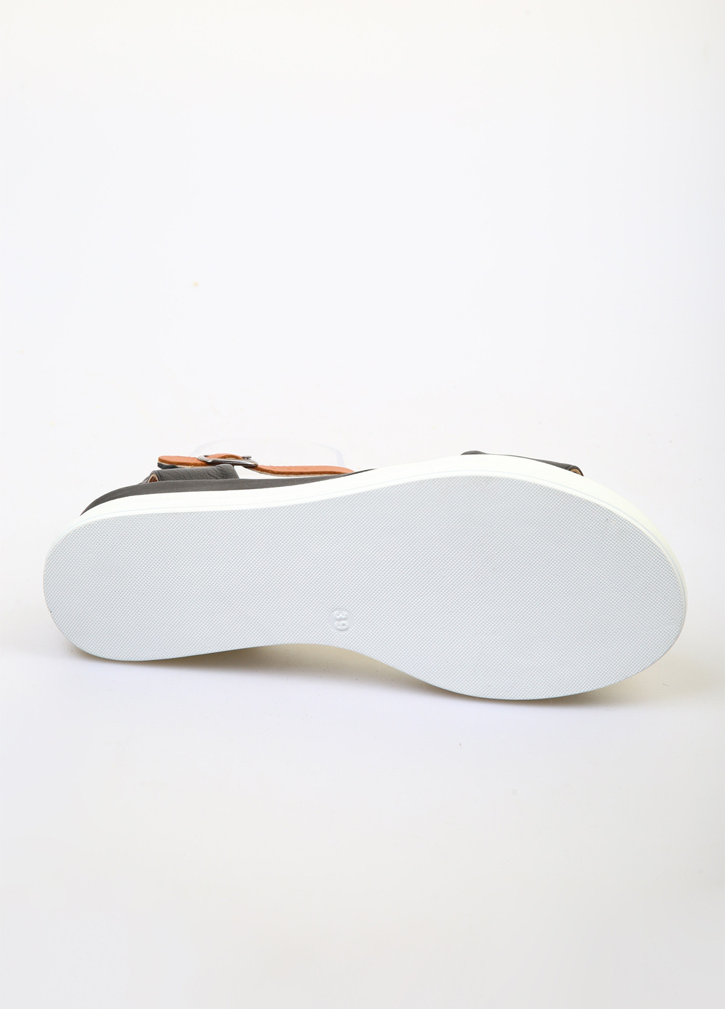 Черные босоножки Anna Lucci с ремешком с белой подошвой