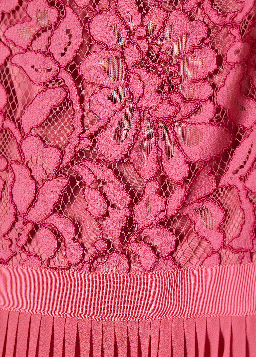 Рожева коктейльна сукня плісована H&M з квітковим принтом