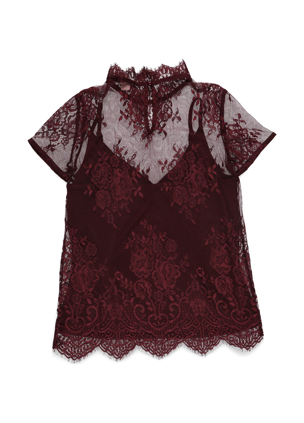 Бордовая блуза Anna Field