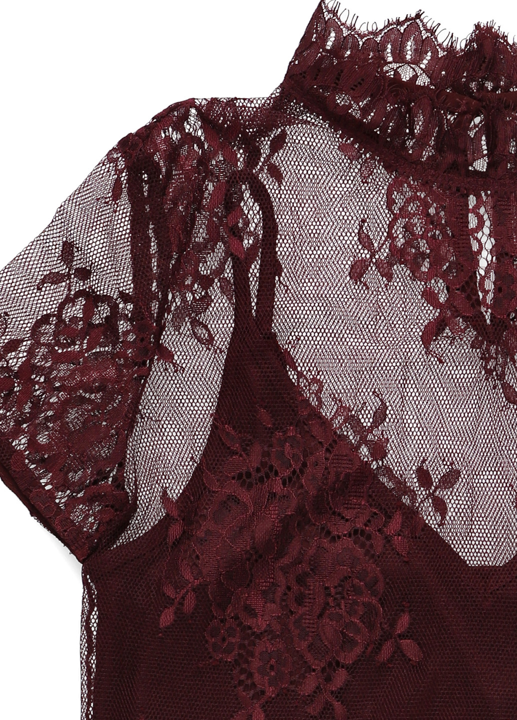 Бордовая блуза Anna Field