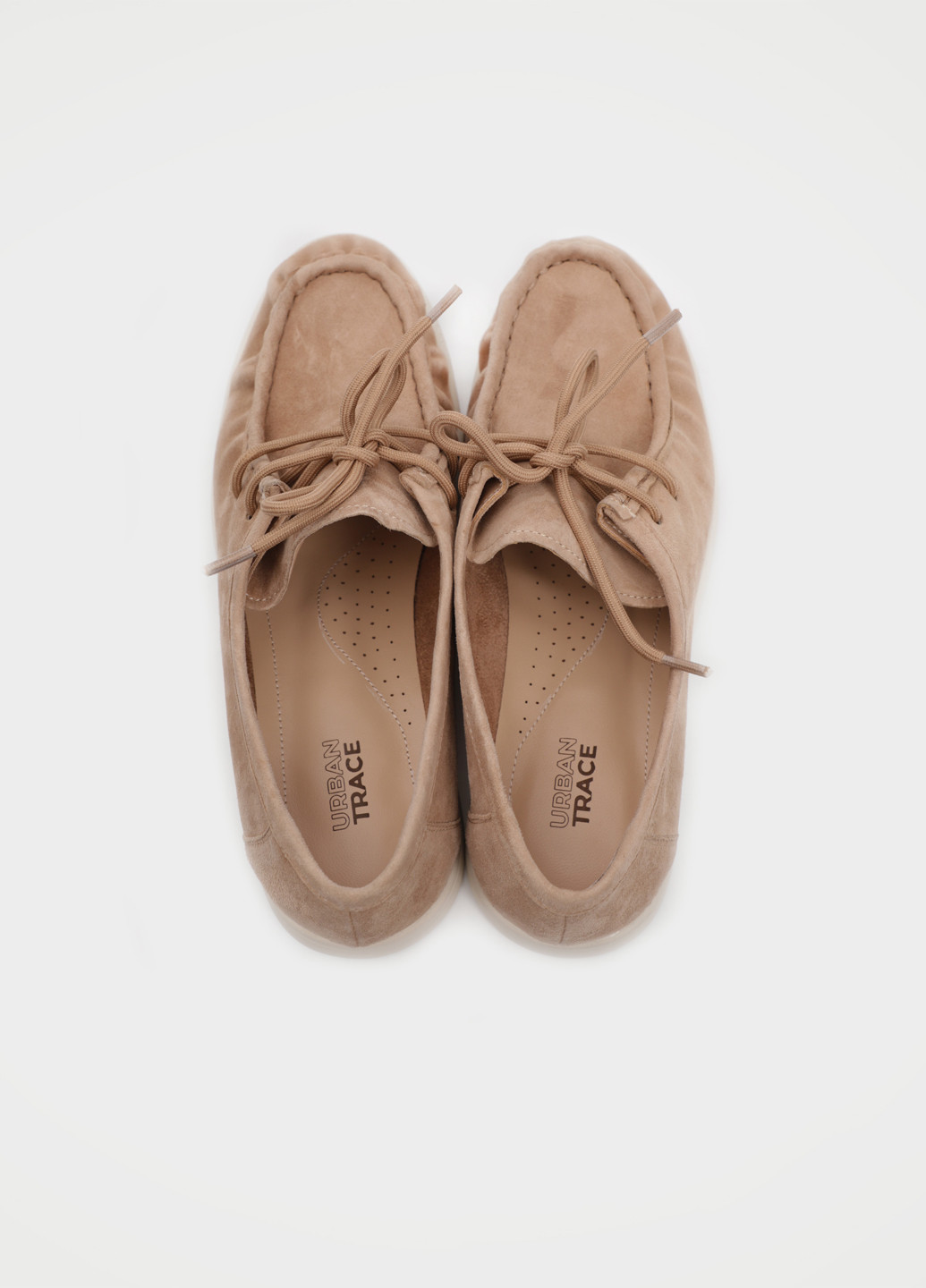 Бежевые мокасины Respect