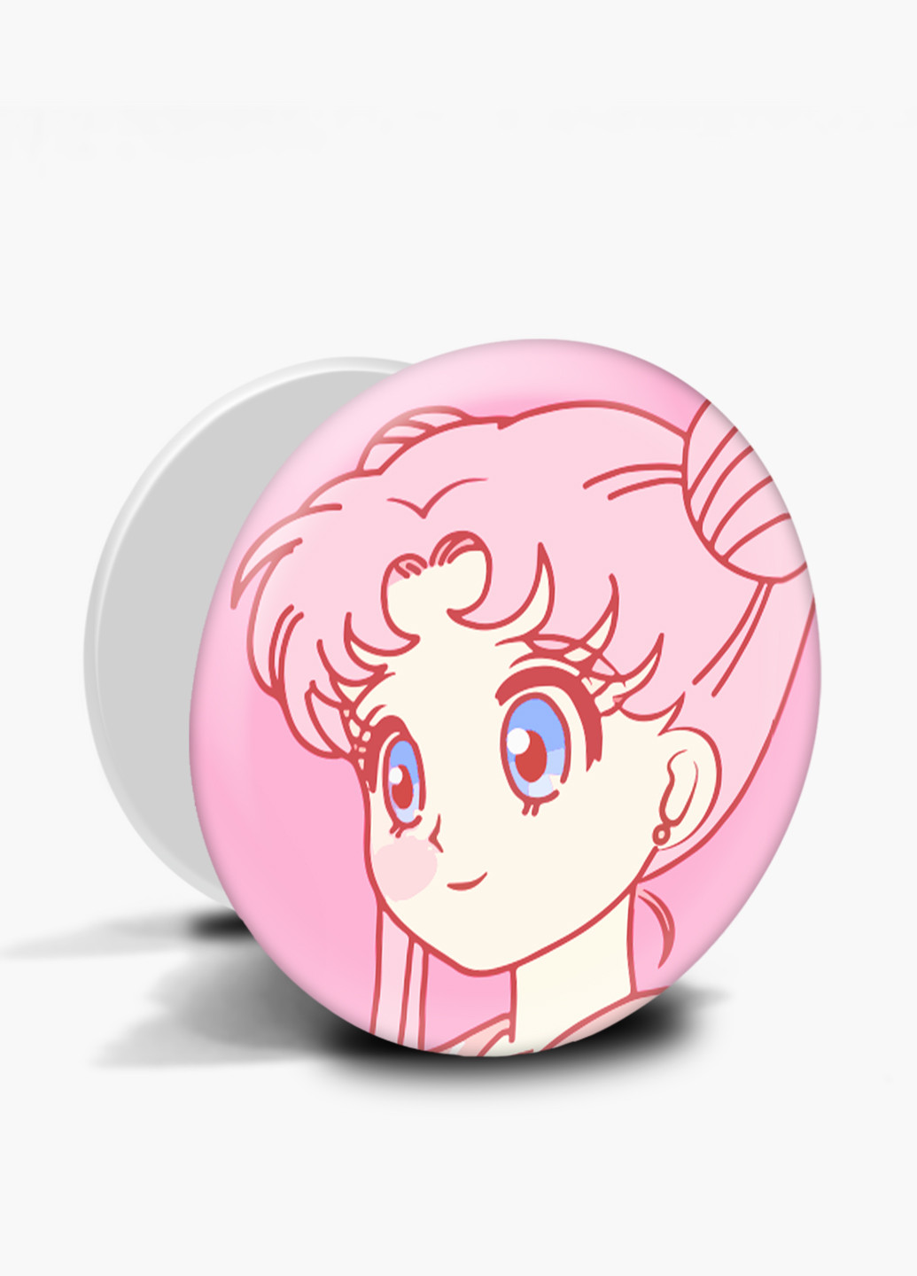 Попсокет (Popsockets) держатель для смартфона Сейлор Мун (Sailor Moon) (8754-2914) Черный MobiPrint (229014777)