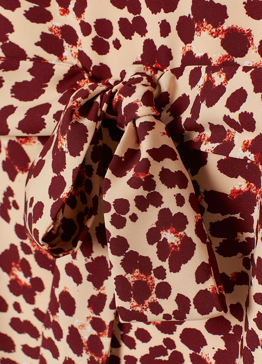 Бежева кежуал сукня H&M леопардовий
