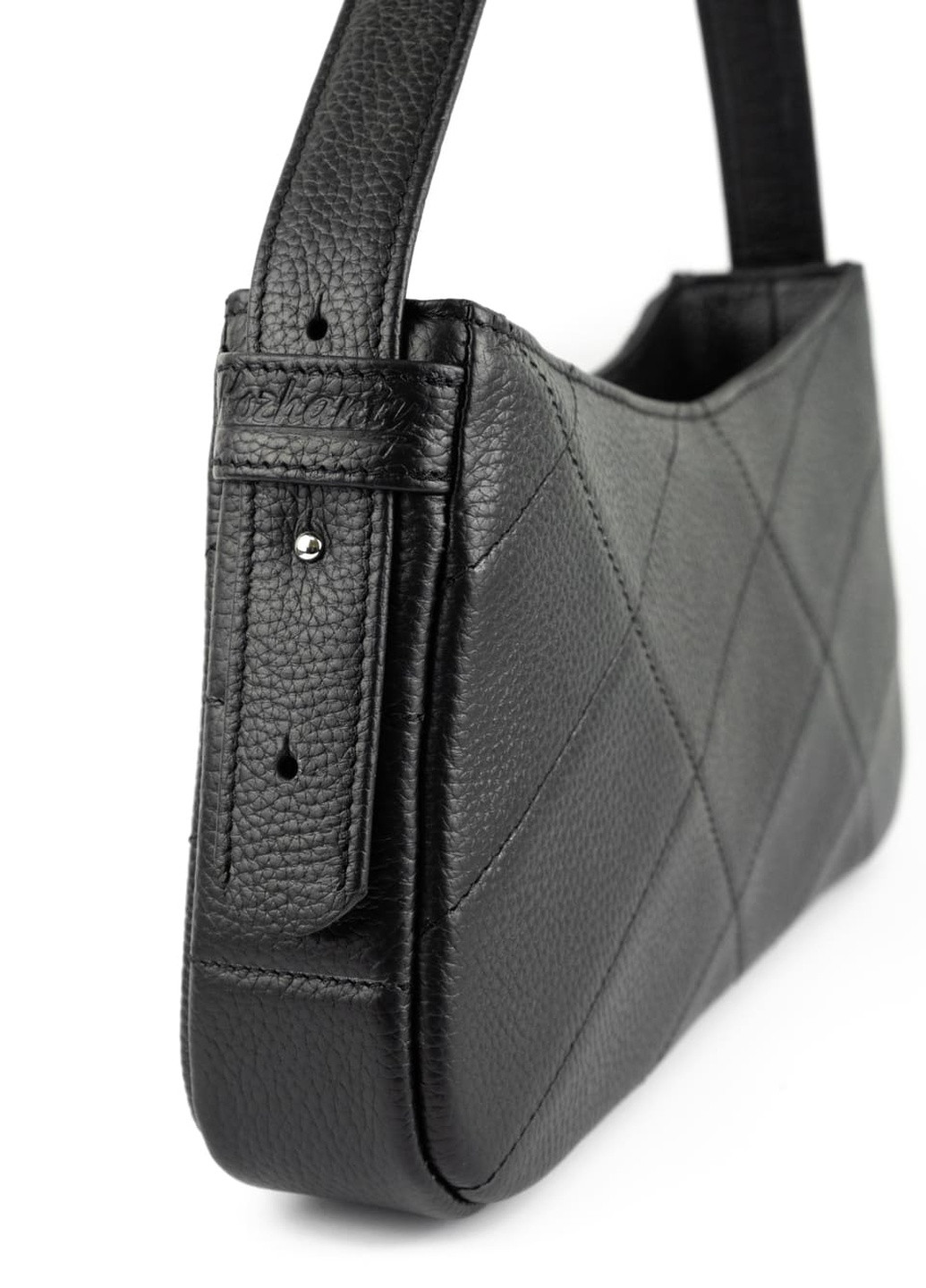 Кожаная женская сумка багет Letty черная Kozhanty (252316661)