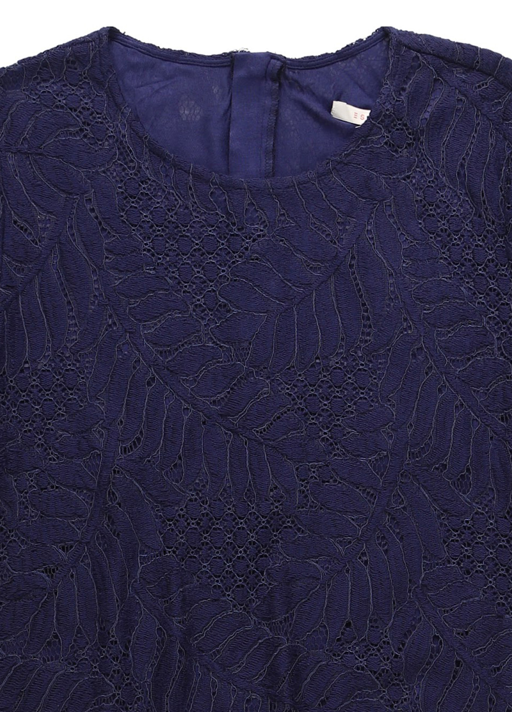 Темно-синее кэжуал платье а-силуэт Esprit однотонное