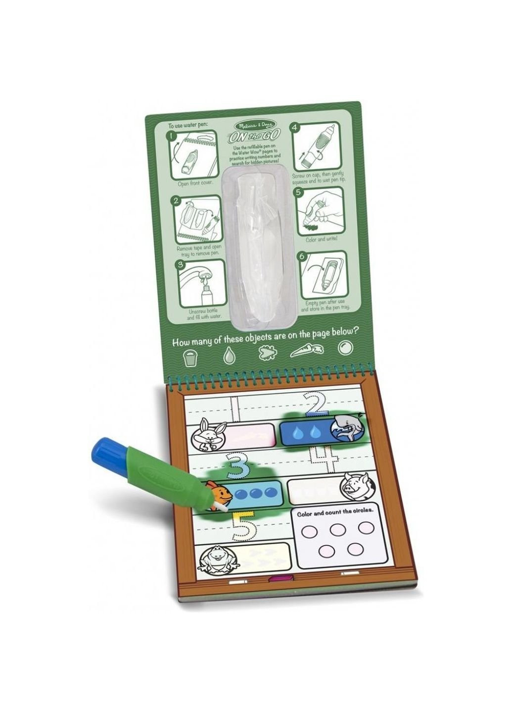 Набір для творчості Чарівне водне забарвлення Цифри (MD5399) Melissa&Doug (249598204)