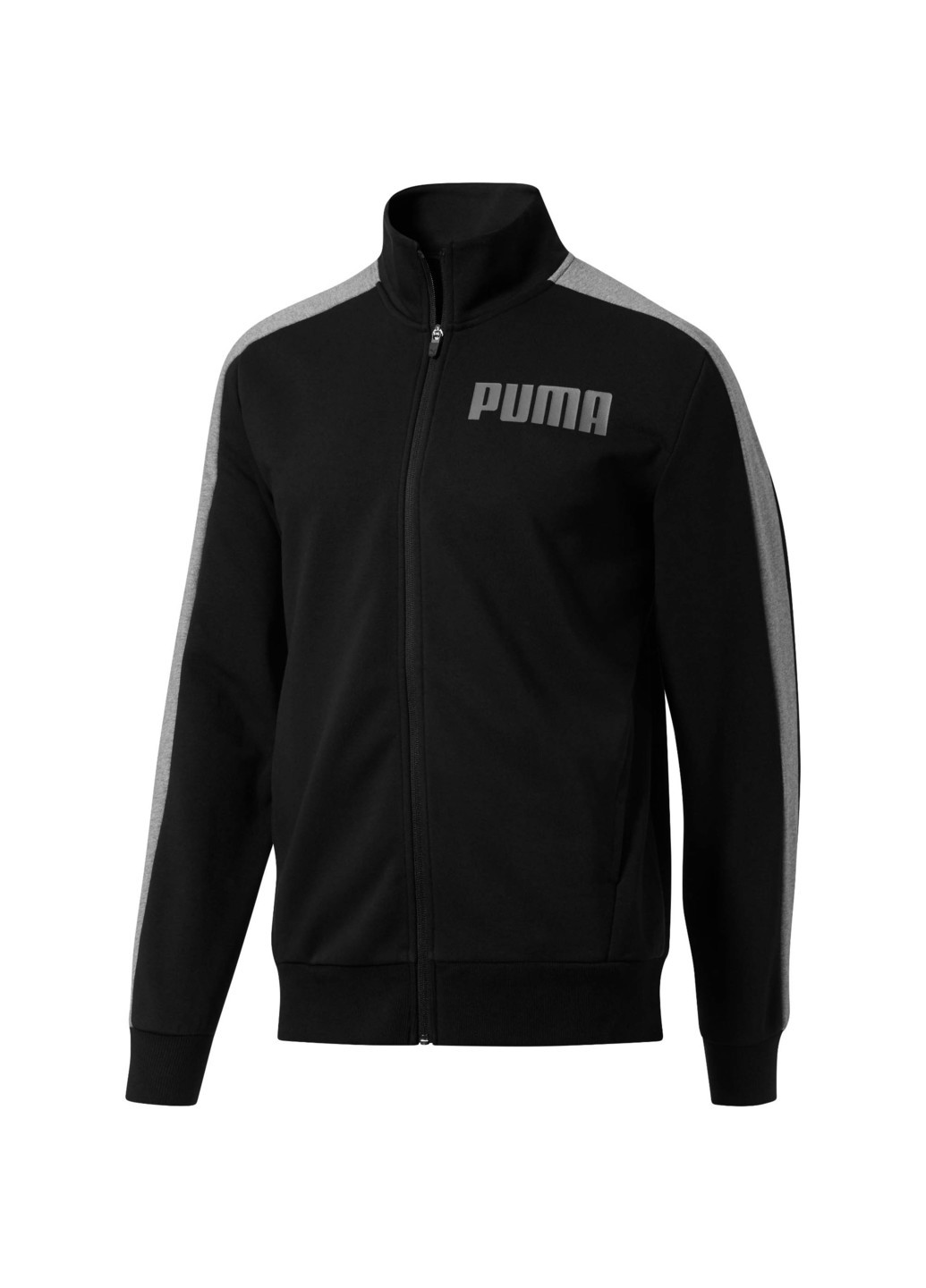 Олимпійка Puma Contrast Track Jacket FT M чорна спортивна