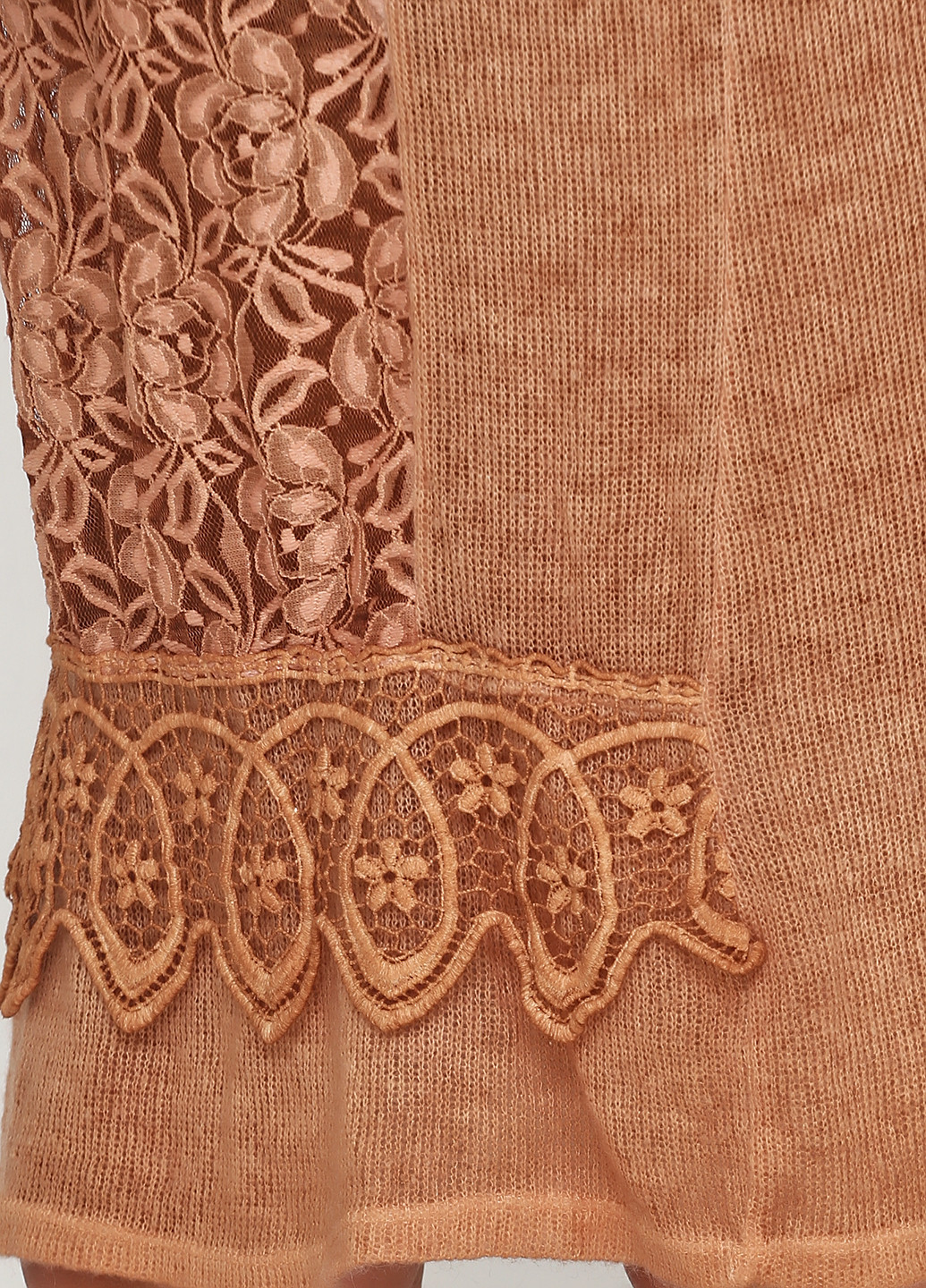 Светло-коричневое кэжуал платье на подкладе Made in Italy однотонное
