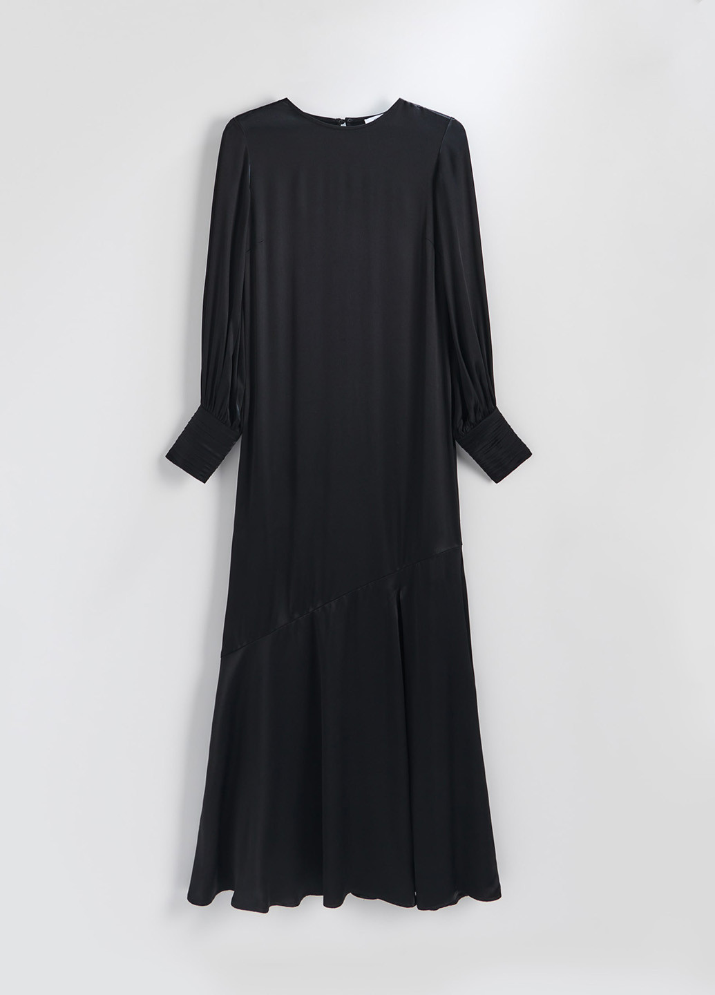 Черное вечернее платье годе Reserved с орнаментом