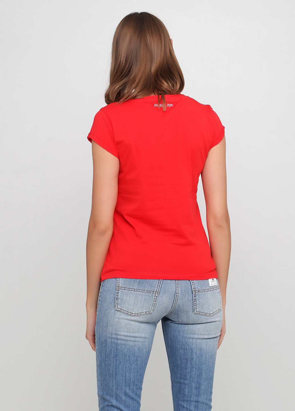 Красная летняя футболка Patrizia Pepe