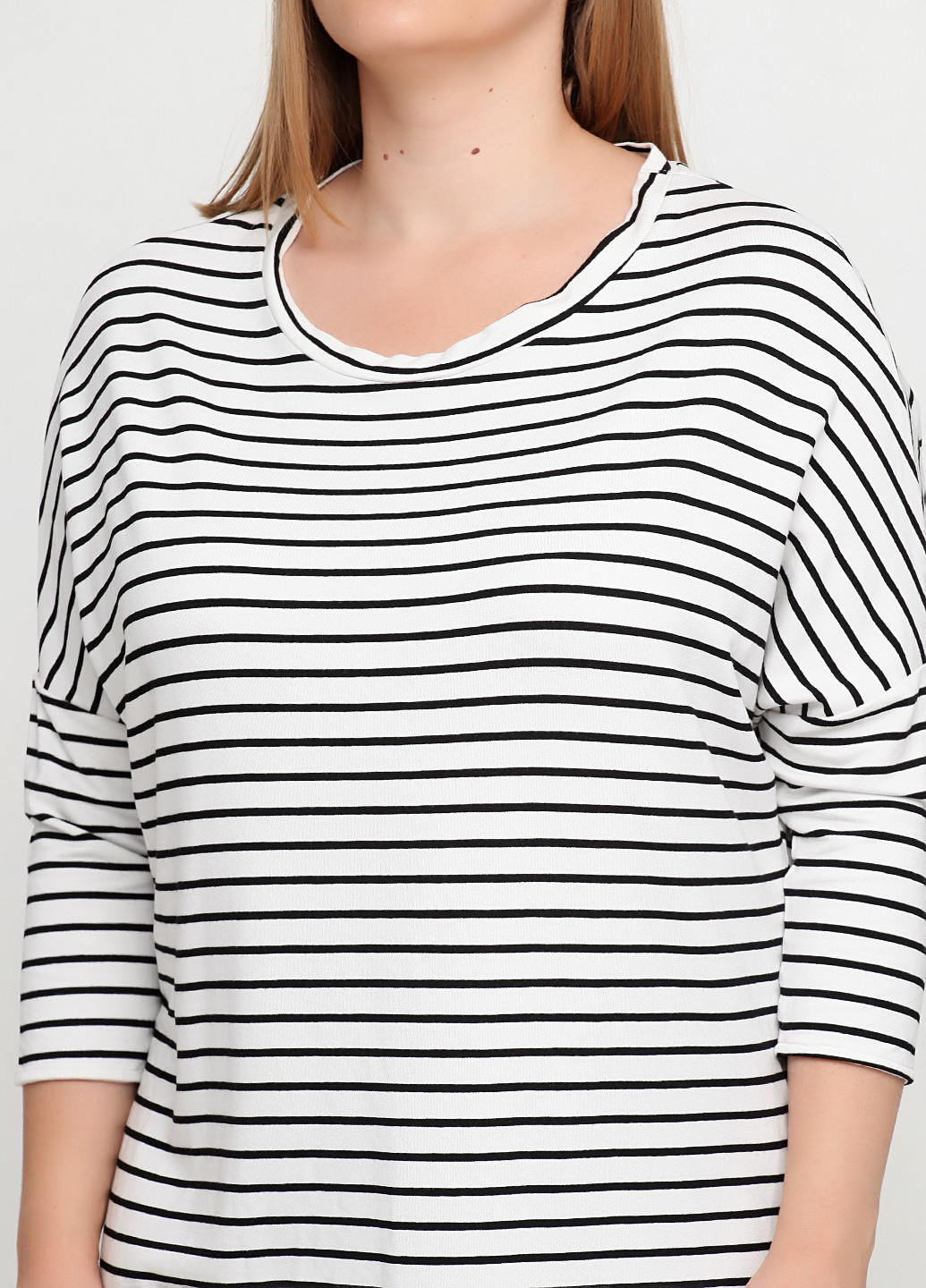 Білий кежуал сукня сукня-футболка Eksbut в смужку