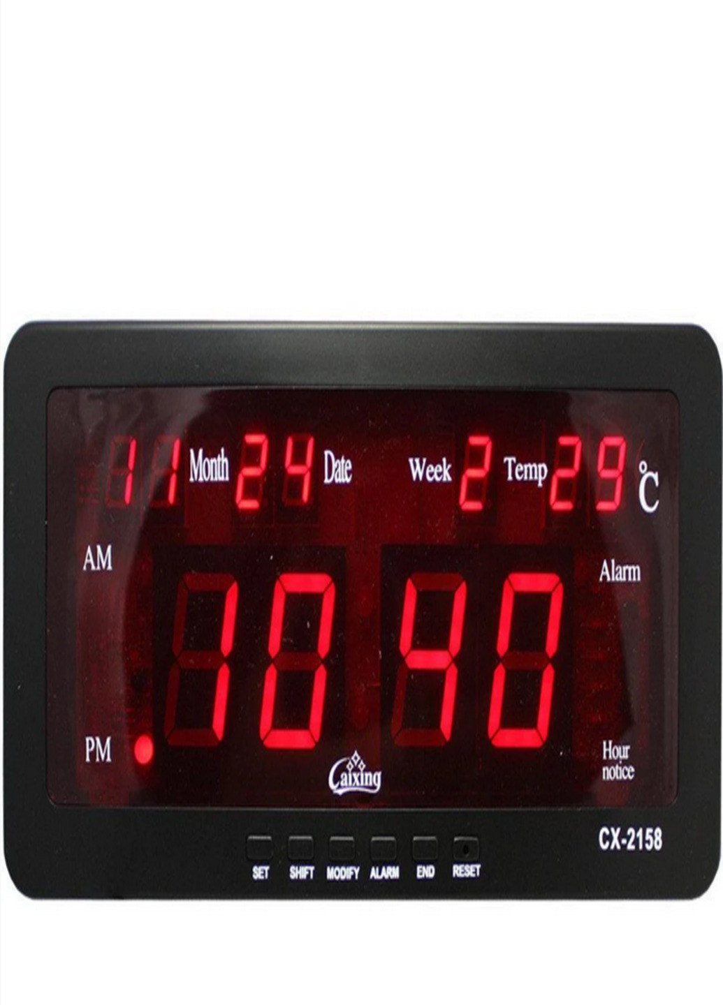 Часы настольные электронные + термометр с USB от батареек 2158 VST (253020870)